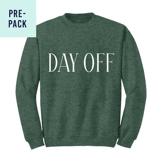 Day Off Heather Dark Green Sweatshirt Pre-Pack
