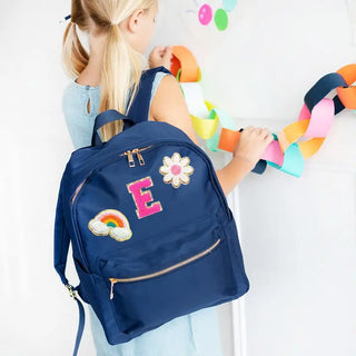 Hot Pink Varsity Single Letter Patch #INIT-HTPK