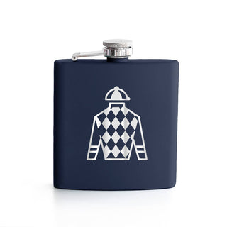 Jockey Jersey Navy 6oz Insulated Flask