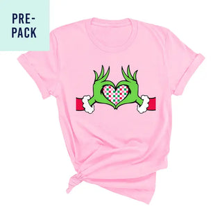 Grinchy Kind of Love Light Pink T-Shirt 9 pc Set #PACK-LTPK-GHEART