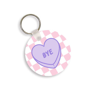 Bye Candy Heart Keychain #SKC-RD-BYE