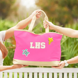 Creme Varsity Single Letter Patch #INIT-CREME