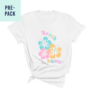 Beach Bum White T-Shirt 9 pc Set #PACK-WHT-BBUM