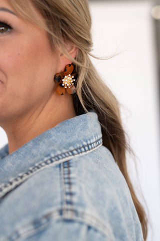 Tortoise Melrose Earrings