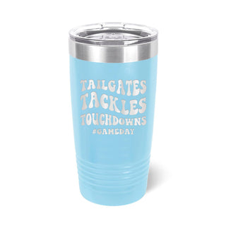 Tailgates, Tackles, Touchdowns 20oz. Insulated Tumbler
