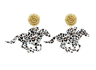Catwalk Derby Acrylic Earrings #ACE-490GD-DERBY-CATW