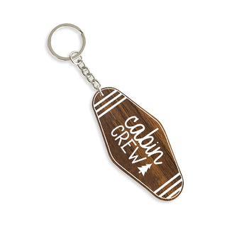 Cabin Crew Motel Keychain #ACK-HOTEL-BLKWHT-CABINCRW