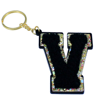 Acrylic Black Letter Keychain #ACK-LETTER-BLK