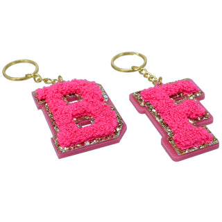 Acrylic Hot Pink Letter Keychain #ACK-LETTER-HTPK