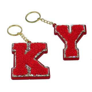 Acrylic Red Letter Keychain #ACK-LETTER-RED