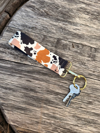 Herd That Cow Keychain Wristlet Strap #MNA106VL-COW23