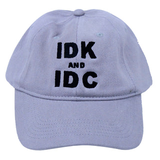 Don't Know Don't Care Grey Cap #M192-GREY-IDK