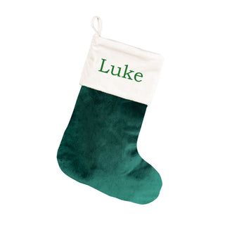 Green Velvet Stocking #M903VL-GRN