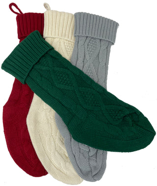 Cable Knit Stocking #M911