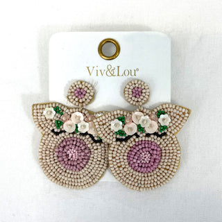 Oink Oink Earrings #VLJ5088-PIG