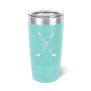 Bow Golf Clubs Teal 20oz Tumbler