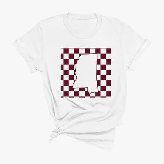 Check Mississippi State T-Shirt #HPTS-HNATLG-CHKMS