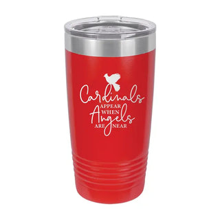 Angels are Near Cardinal Red 20oz Insulated Tumbler #TWB20-ANG-RED