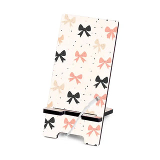 Pink & Black Bows Phone Stand #SPS-PKBLKBOW