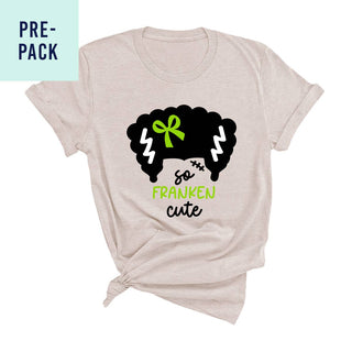 So Franken Cute Heather Natural T-Shirt Pre-Pack