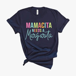 Mamacita T-Shirt #HPTS-NAVYSM-MARG23
