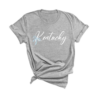 Bow Kentucky T-Shirt #HPTS-LTGREYLG-BOWKY