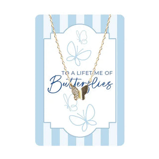 Lifetime of Butterflies Keepsake Card #VLJC-858GD-BFLY