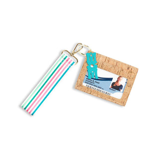 Aqua Mom Cork Wallet