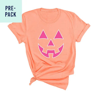 Hot Pink Jack-o-Lantern Sunset T-Shirt 9 pc Set #PACK-SUN-HTPKJACK