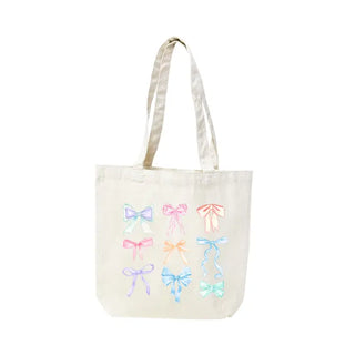 Darling Bow Small Canvas Tote #HPT2515-DARBOW