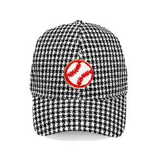 Baseball Glitter Patch Cap #L190-PBASE
