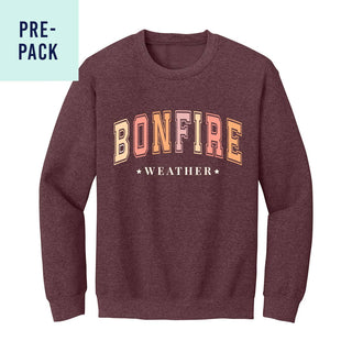 Bonfire Heather Maroon Sweatshirt Pre-Pack