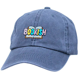 Bookish Dark Grey Pigment Dyed Cap #M2168DGY-BOOKISH