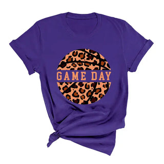 Leopard Basketball T-Shirt #HPTS-BLKLG-BASKETLPRD