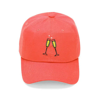 Champagne Embroidered Cap #M190VL-AQ-CHAMP