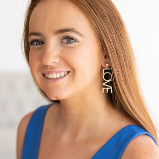 Love Earrings #VLJE4977-LOVE