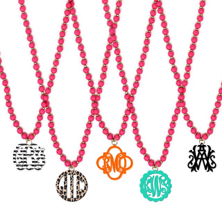 Hot Pink Jennifer Necklace