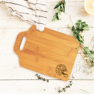 Leopard Helmet Small Cutting Board
