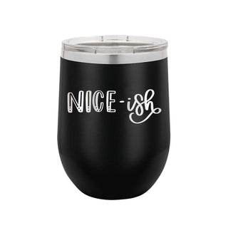 Nice-ish Black 12oz Insulated Tumbler