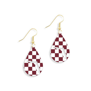 Teardrop Florida State Earrings