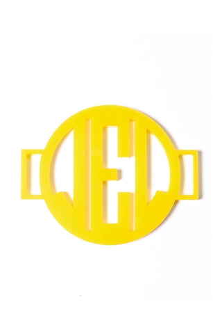 Block Monogram Medallion