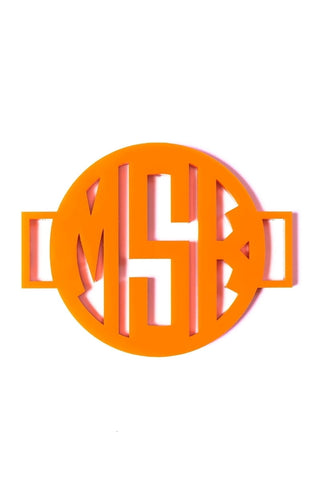 Block Monogram Medallion