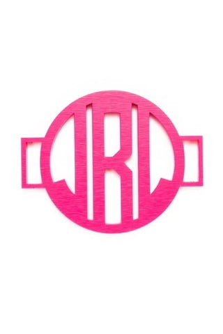 Block Monogram Medallion