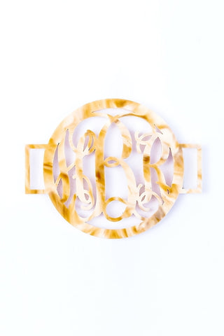 Script Monogram Medallion