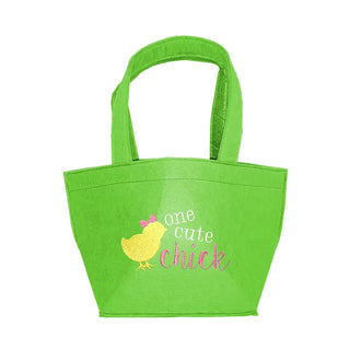 One Cute Chick Felt Easter Tote #M959VL-MINT-CCHICK
