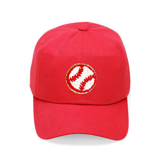 Baseball Glitter Patch Cap #L190-BLK-PBASE