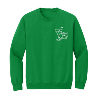 Swing, Sip, Repeat Golf Embroidered Sweatshirt