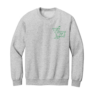 Swing, Sip, Repeat Golf Embroidered Sweatshirt