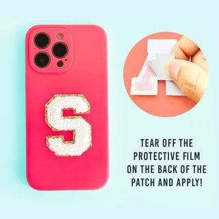 Hot Pink Varsity Single Letter Patch #INIT-HTPK