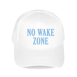 No Wake Zone Trucker Hat #M197VL-WNY-NOWA